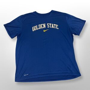 Nike Golden State Warriors Men's Blue Dri-FIT Short Sleeve T-Shirt XXL